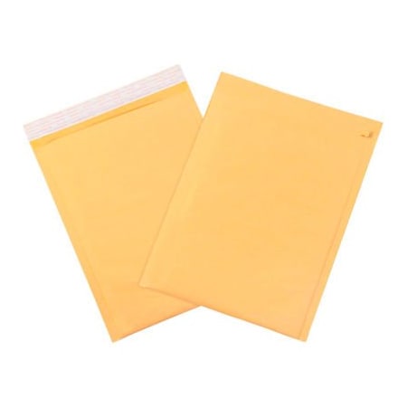 Box Packaging Self Seal Bubble Mailers w/Tear Strip No 1 7-1/4W x 12L Golden Kraft 100/Pk B854SSTT
